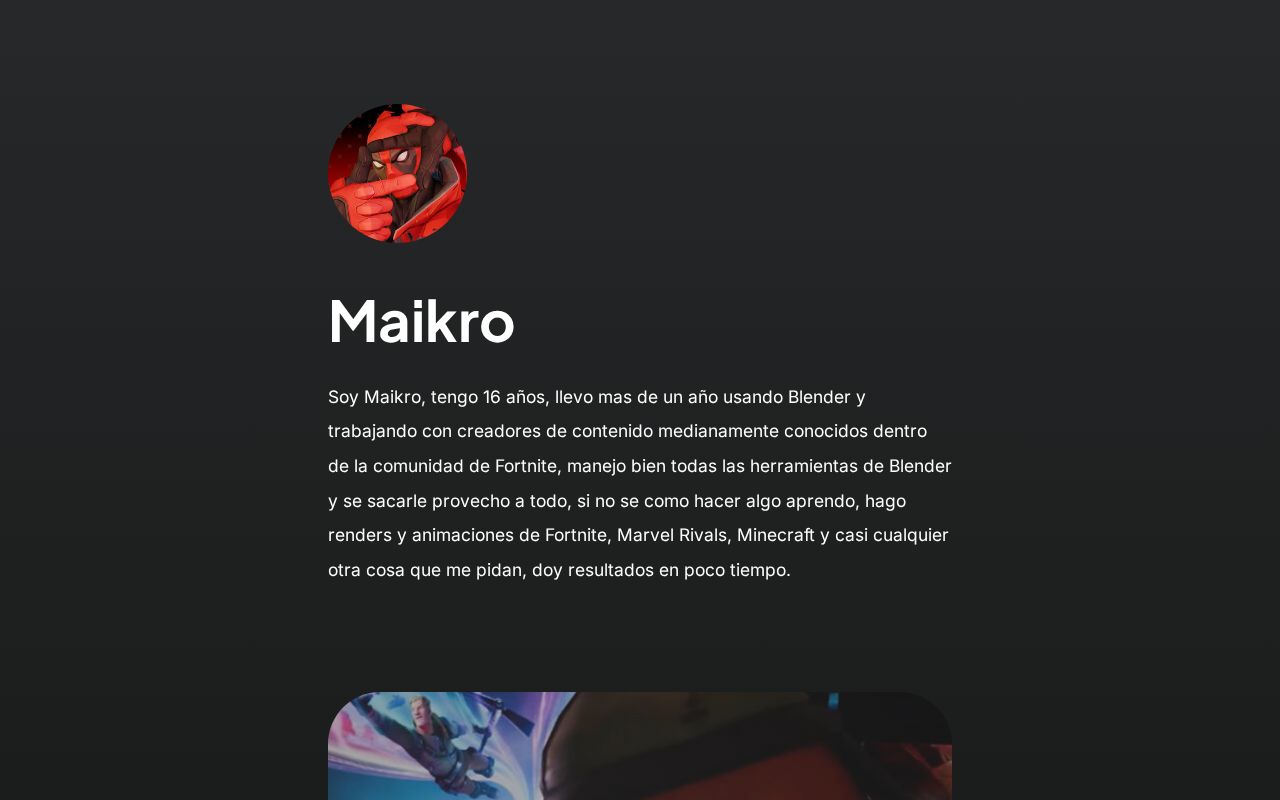 Carrd profile picture for @maikro